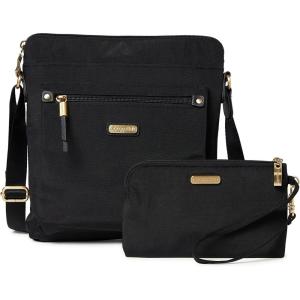 image:imageBaggallini womens Go Bagg With Rfid Phone WristletBlack W Gold Hardware