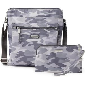 image:imageBaggallini womens Go Bagg With Rfid Phone WristletGrey Camo Print
