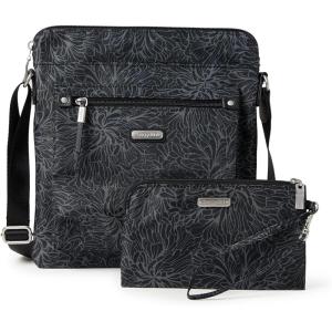 image:imageBaggallini womens Go Bagg With Rfid Phone WristletMidnight Blossom Print
