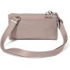 image:imageSecurtex AntiTheft Mini Wallet Crossbody  Lightweight 84x45 Travel Safe Bag wLocking Zippers SlashResistant RFIDMoonrock