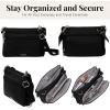 image:imageSecurtex AntiTheft Stash Crossbody  925x 625 Travel Safe Bag wLocking ZippersBlack
