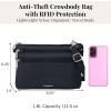 image:imageSecurtex AntiTheft Stash Crossbody  925x 625 Travel Safe Bag wLocking ZippersFrench Navy