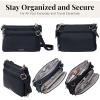 image:imageSecurtex AntiTheft Stash Crossbody  925x 625 Travel Safe Bag wLocking ZippersFrench Navy