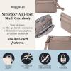 image:imageSecurtex AntiTheft Stash Crossbody  925x 625 Travel Safe Bag wLocking ZippersMoonrock