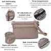 image:imageSecurtex AntiTheft Stash Crossbody  925x 625 Travel Safe Bag wLocking ZippersMoonrock