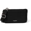 image:imageSecurtex AntiTheft Mini Wallet Crossbody  Lightweight 84x45 Travel Safe Bag wLocking Zippers SlashResistant RFIDBlack