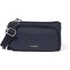 image:imageSecurtex AntiTheft Mini Wallet Crossbody  Lightweight 84x45 Travel Safe Bag wLocking Zippers SlashResistant RFIDFrench Navy
