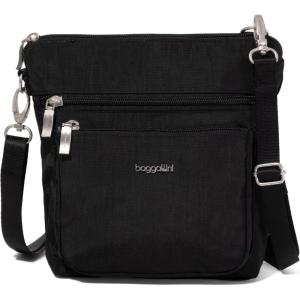 image:imageBaggallini Modern Pocket Crossbody Bag wEMF Blocking Pocket  Lightweight 88x85 Handbag Purse with RFIDBlack