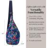 image:imageBaggallini Mini Sling  12x7 Sling Crossbody Bag Backpack with Adjustable Shoulder StrapFlower Market