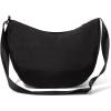 image:imageBaggallini Swift Crescent Crossbody Bag for Women  Lightweight 12x8 Travel Purse HandbagBlite Black