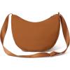 image:imageBaggallini Swift Crescent Crossbody Bag for Women  Lightweight 12x8 Travel Purse HandbagBlite Caramel