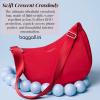 image:imageBaggallini Swift Crescent Crossbody Bag for Women  Lightweight 12x8 Travel Purse HandbagCopper Metallic