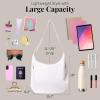 image:imageBaggallini Swift Hobo Crossbody Bag for Women  Lightweight 157x16 Travel Purse Handbag Hobo BagBlite Bright White