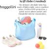 image:imageBaggallini Swift Hobo Crossbody Bag for Women  Lightweight 157x16 Travel Purse Handbag Hobo BagBlite Ice Blue