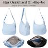 image:imageBaggallini Swift Hobo Crossbody Bag for Women  Lightweight 157x16 Travel Purse Handbag Hobo BagBlite Ice Blue