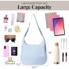 image:imageBaggallini Swift Hobo Crossbody Bag for Women  Lightweight 157x16 Travel Purse Handbag Hobo BagBlite Ice Blue
