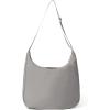image:imageBaggallini Swift Hobo Crossbody Bag for Women  Lightweight 157x16 Travel Purse Handbag Hobo BagBlite Silver Sand