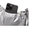 image:imageBaggallini Swift Mini Crossbody Bag for Women  45x7 Small Travel Purse with Crossbody Strap and RFIDSilver Metallic