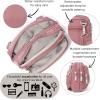 image:imageBaggallini Triple Zip Small Crossbody Bag for Women  8x6 Lightweight Convertible Fanny Pack Belt BagDusty Mauve