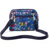 image:imageBaggallini Triple Zip Small Crossbody Bag for Women  8x6 Lightweight Convertible Fanny Pack Belt BagFlower Market