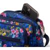 image:imageBaggallini Triple Zip Small Crossbody Bag for Women  8x6 Lightweight Convertible Fanny Pack Belt BagFlower Market