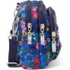 image:imageBaggallini Triple Zip Small Crossbody Bag for Women  8x6 Lightweight Convertible Fanny Pack Belt BagFlower Market