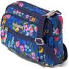 image:imageBaggallini Triple Zip Small Crossbody Bag for Women  8x6 Lightweight Convertible Fanny Pack Belt BagFlower Market