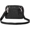image:imageBaggallini Triple Zip with Front WalletTrifecta RFID Wallet CrossbodyBlack Cheetah Emboss