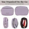 image:imageBaggallini Womens Pocket Cosmetic  Lightweight Bag  Travel Essentials Makeup Organizer MiniLilac
