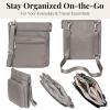image:imageBaggallini womens Out and About CrossbodySterling Shimmer