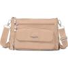 image:imageBaggallini Original Everyday 11x75 Crossbody Bags Rfid Protected Lightweight Nylon Zippered Travel PurseBeach