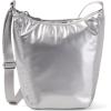 image:imageBaggallini Swift Mini Crossbody Bag for Women  45x7 Small Travel Purse with Crossbody Strap and RFIDSilver Metallic