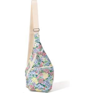 image:imageBaggallini Mini Sling  12x7 Sling Crossbody Bag Backpack with Adjustable Shoulder StrapMeadow Print