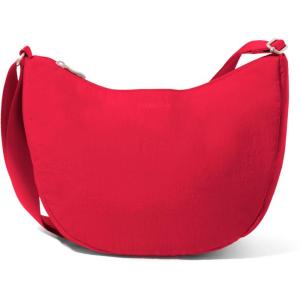 image:imageBaggallini Swift Crescent Crossbody Bag for Women  Lightweight 12x8 Travel Purse HandbagB Lite Scarlet Red