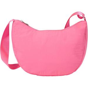 image:imageBaggallini Swift Crescent Crossbody Bag for Women  Lightweight 12x8 Travel Purse HandbagBlite Bloom Pink