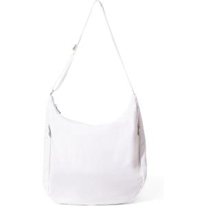 image:imageBaggallini Swift Hobo Crossbody Bag for Women  Lightweight 157x16 Travel Purse Handbag Hobo BagBlite Bright White