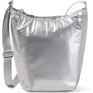 image:imageBaggallini Swift Mini Crossbody Bag for Women  45x7 Small Travel Purse with Crossbody Strap and RFIDSilver Metallic