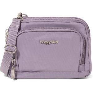 image:imageBaggallini Triple Zip with Front WalletTrifecta RFID Wallet CrossbodyLilac