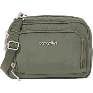 image:imageBaggallini Triple Zip with Front WalletTrifecta RFID Wallet CrossbodyThyme