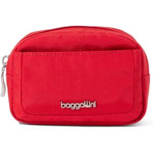 image:imageBaggallini Womens Pocket Cosmetic  Lightweight Bag  Travel Essentials Makeup Organizer MiniScarlet
