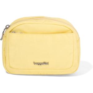 image:imageBaggallini Womens Pocket Cosmetic  Lightweight Bag  Travel Essentials Makeup Organizer SmallButter Yellow