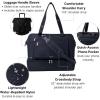 image:imageModern Weekender  Lightweight 18x157x94 Duffel Carryon Travel Bag for WomenFrench Navy