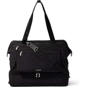 image:imageModern Weekender  Lightweight 18x157x94 Duffel Carryon Travel Bag for WomenBlack